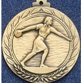 2.5" Stock Cast Medallion (Bowling/ Female)